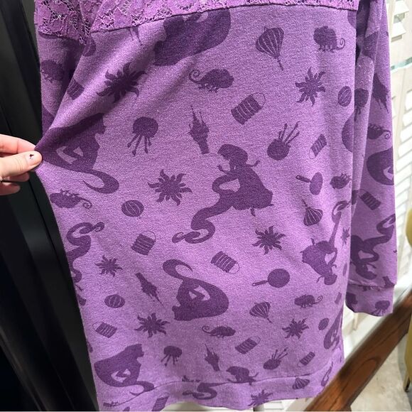 Disney Tangled Purple Flyaway Cardigan Size S/M - Picture 8 of 13